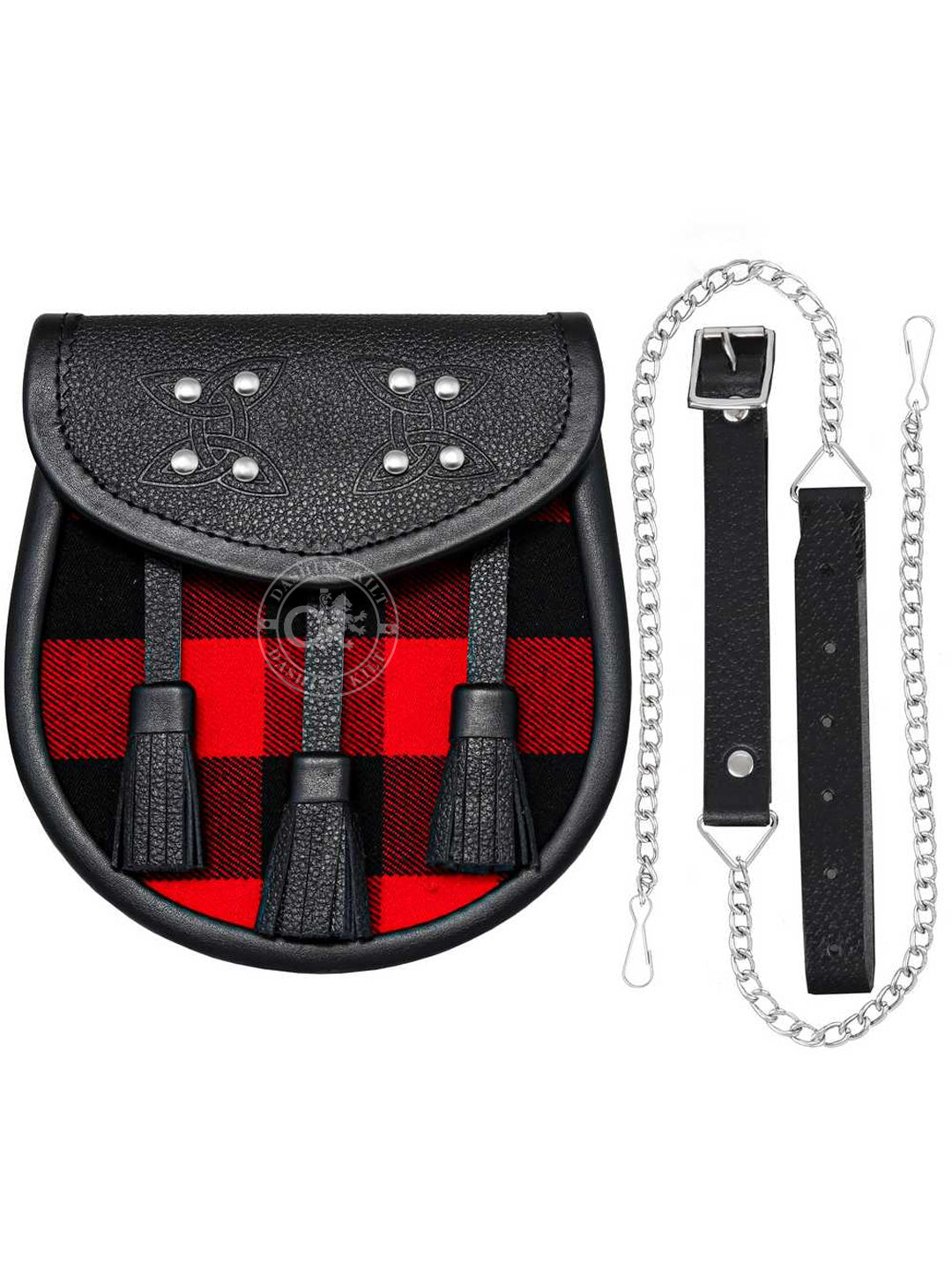 Semi Dress Ross Rob Roy Tartan Sporran-Kilt Accessory for Men’s
