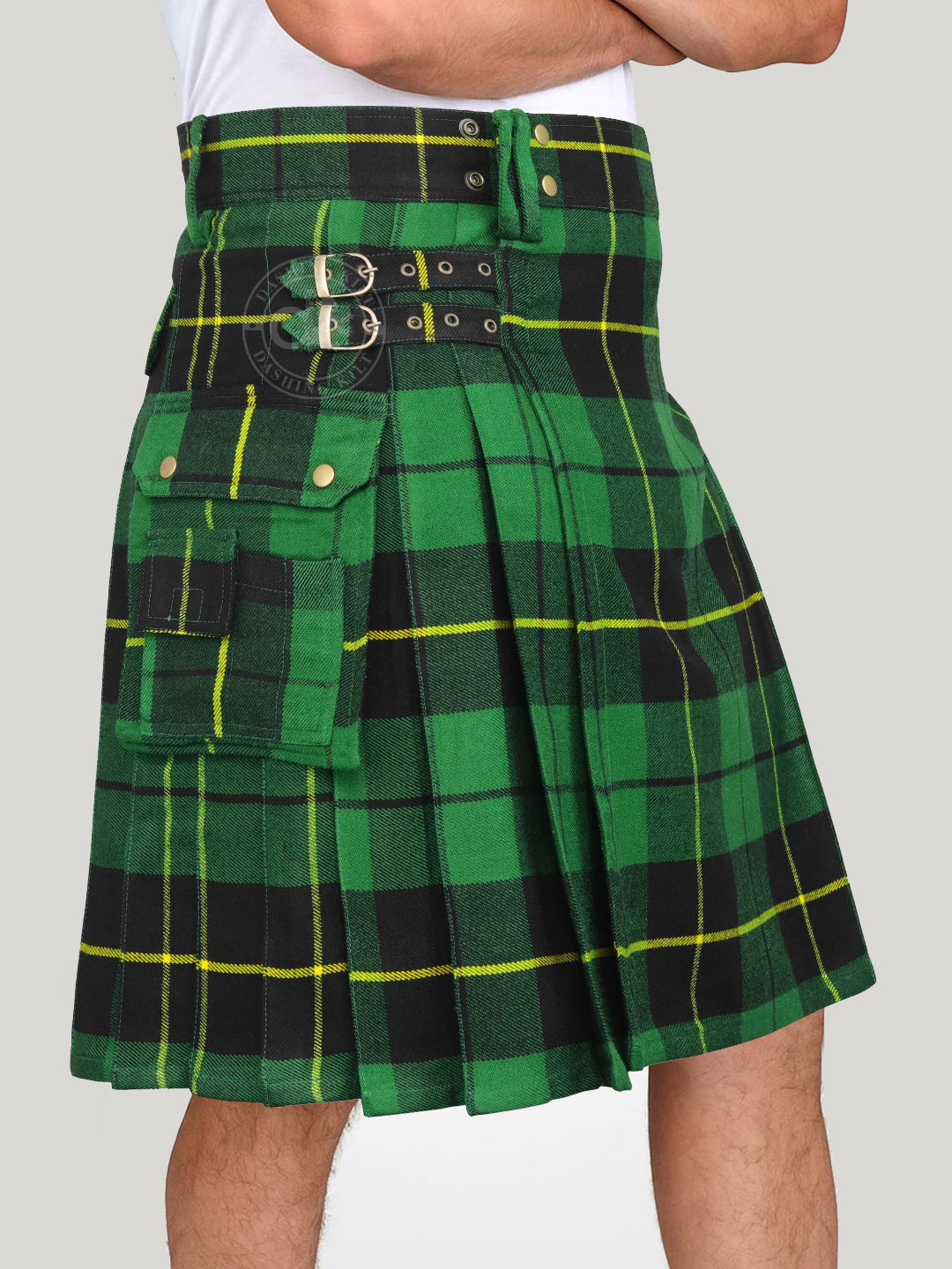 Wallace Hunting Tartan 16oz Utility Kilt for Men