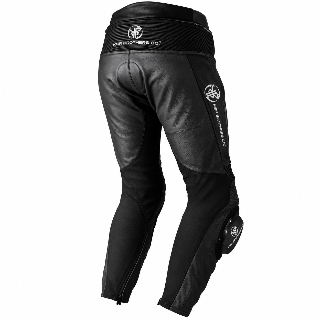 Black Motorcycle Leather Pants