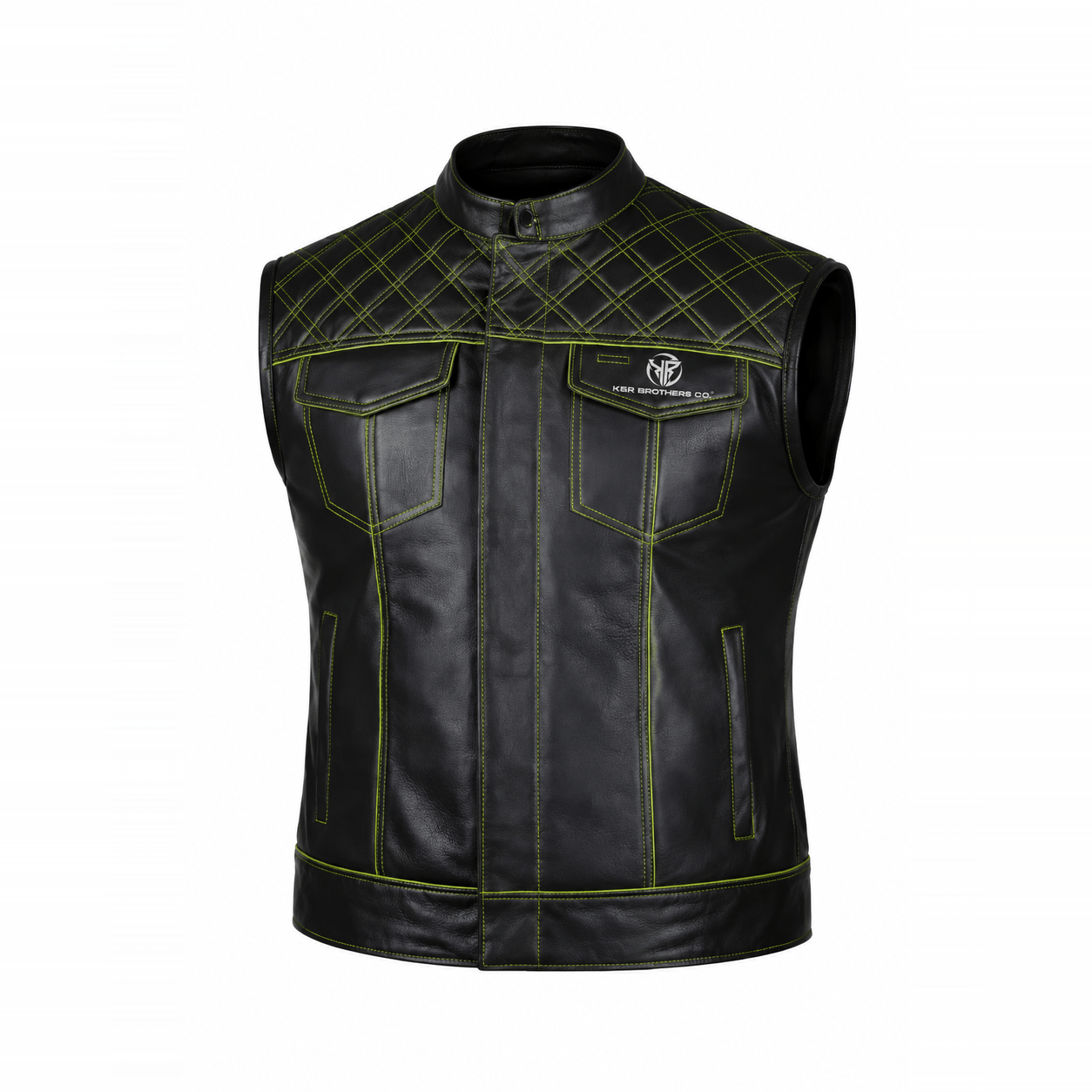 Green Stitch Vest