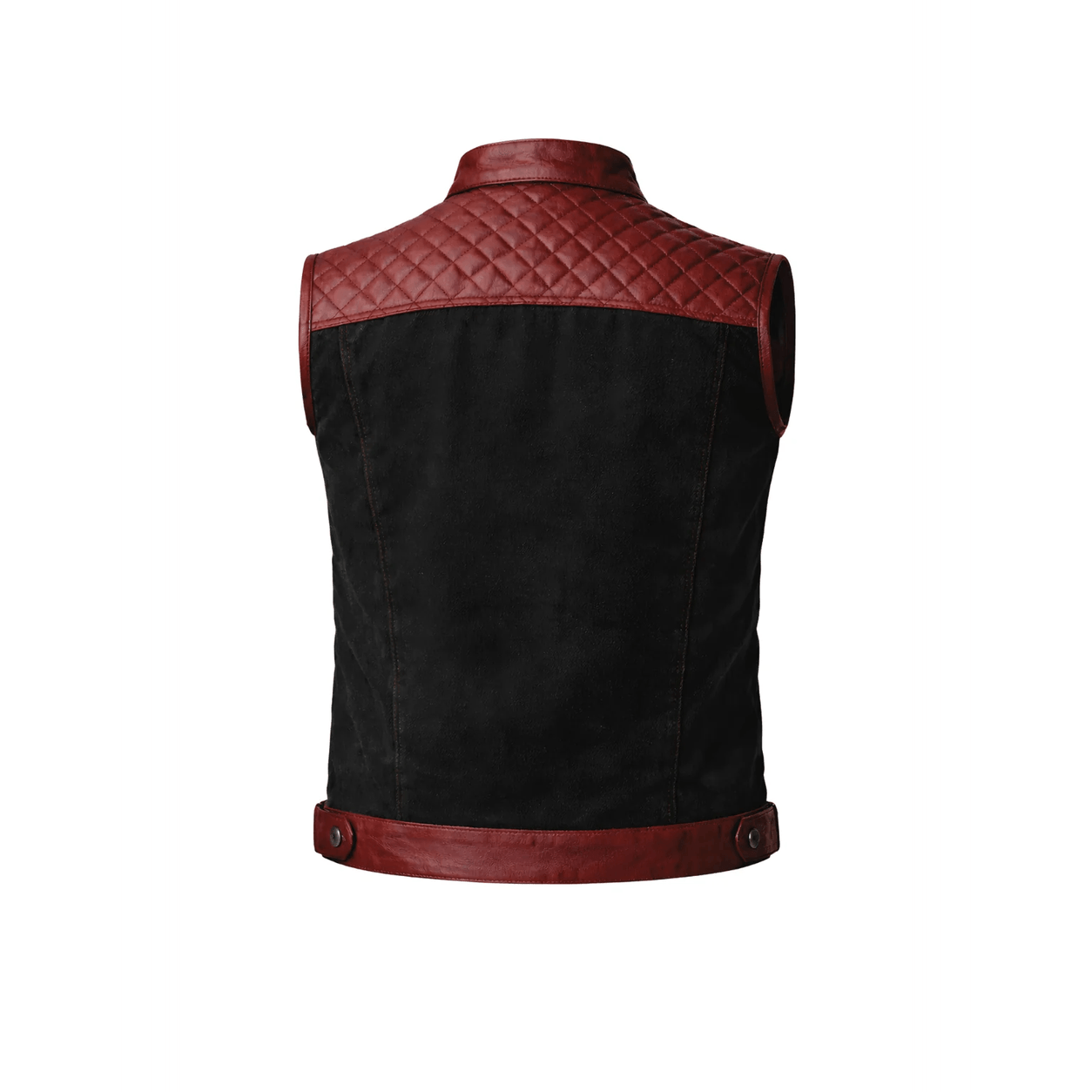 Burgundy Quilted Vest